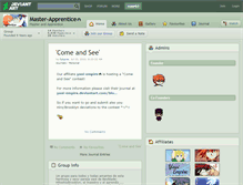 Tablet Screenshot of master-apprentice.deviantart.com