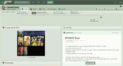 Desktop Screenshot of cassinicloset.deviantart.com