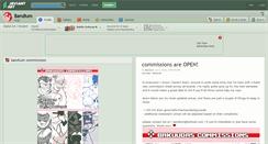 Desktop Screenshot of bandium.deviantart.com
