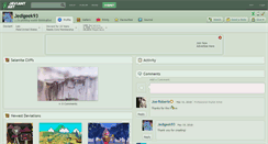 Desktop Screenshot of jedigeek93.deviantart.com