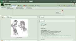 Desktop Screenshot of dark-singer.deviantart.com