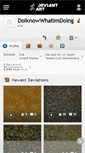 Mobile Screenshot of doiknowwhatimdoing.deviantart.com