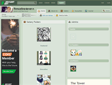 Tablet Screenshot of finnceline4ever.deviantart.com