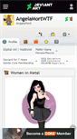 Mobile Screenshot of angelamortwtf.deviantart.com