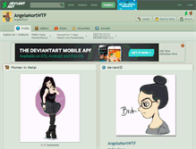 Tablet Screenshot of angelamortwtf.deviantart.com