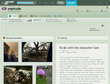 Tablet Screenshot of angelbuddy.deviantart.com