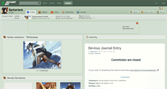 Desktop Screenshot of barbariank.deviantart.com