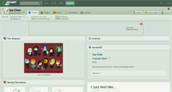 Desktop Screenshot of ixa-chan.deviantart.com