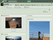 Tablet Screenshot of cyrus000.deviantart.com