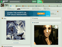 Tablet Screenshot of aligna.deviantart.com