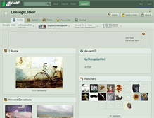 Tablet Screenshot of lerougelenoir.deviantart.com