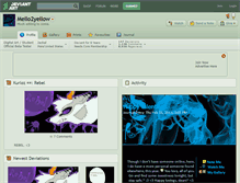 Tablet Screenshot of mello2yellow.deviantart.com