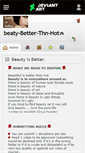 Mobile Screenshot of beaty-better-thn-hot.deviantart.com
