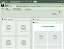Tablet Screenshot of ciao84.deviantart.com