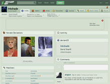 Tablet Screenshot of inkshade.deviantart.com