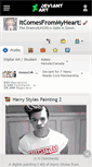 Mobile Screenshot of itcomesfrommyheart.deviantart.com