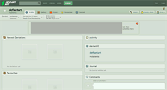 Desktop Screenshot of defiantart.deviantart.com