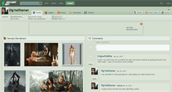 Desktop Screenshot of dig1talshaman.deviantart.com