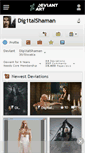 Mobile Screenshot of dig1talshaman.deviantart.com
