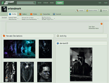 Tablet Screenshot of erlendmork.deviantart.com