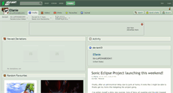 Desktop Screenshot of ellanie.deviantart.com