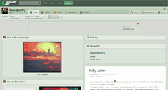 Desktop Screenshot of ibleedpoetry.deviantart.com