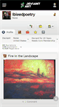 Mobile Screenshot of ibleedpoetry.deviantart.com