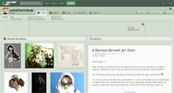 Desktop Screenshot of lethalpulchritude.deviantart.com