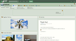 Desktop Screenshot of mellindel.deviantart.com