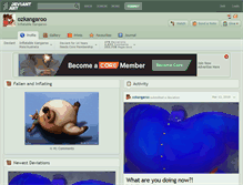 Tablet Screenshot of ozkangaroo.deviantart.com