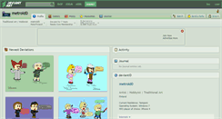 Desktop Screenshot of metroid0.deviantart.com