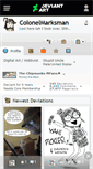 Mobile Screenshot of colonelmarksman.deviantart.com