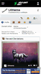 Mobile Screenshot of lillhanna.deviantart.com