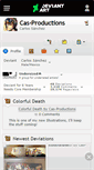 Mobile Screenshot of cas-productions.deviantart.com