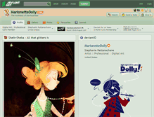 Tablet Screenshot of marionettedolly.deviantart.com