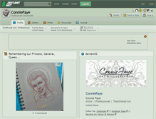 Tablet Screenshot of conniefaye.deviantart.com