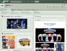 Tablet Screenshot of e-berry.deviantart.com