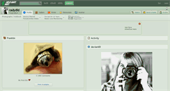 Desktop Screenshot of cadydid.deviantart.com