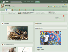 Tablet Screenshot of kerong.deviantart.com