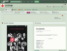 Tablet Screenshot of cyrixdesign.deviantart.com