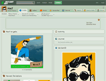 Tablet Screenshot of macf.deviantart.com