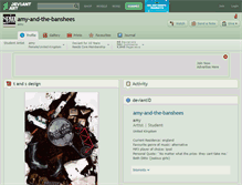 Tablet Screenshot of amy-and-the-banshees.deviantart.com