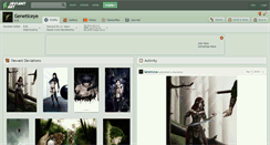 Desktop Screenshot of geneticeye.deviantart.com