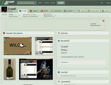 Tablet Screenshot of crusoli.deviantart.com