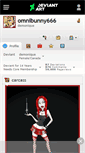 Mobile Screenshot of omnibunny666.deviantart.com