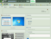 Tablet Screenshot of mp7000.deviantart.com