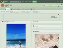 Tablet Screenshot of georgie-rae.deviantart.com