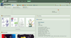 Desktop Screenshot of lady-timpani.deviantart.com