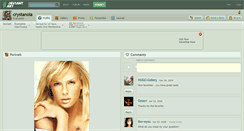 Desktop Screenshot of crystanola.deviantart.com