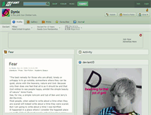 Tablet Screenshot of dynix.deviantart.com
